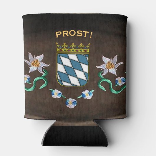 Beierse wapenschild "Prost!" Blikjeskoeler (Achterkant)