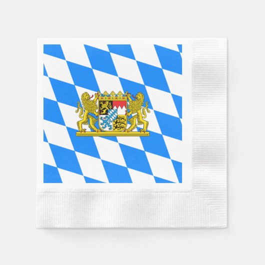 Beierse wapenschild servet (Voorkant)