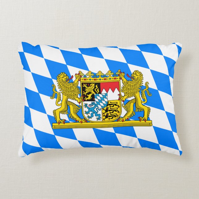 Beierse wapenstilstand decoratief kussen (Voorkant)