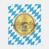 Beierse wapenstilstand fleece deken (Voorkant)