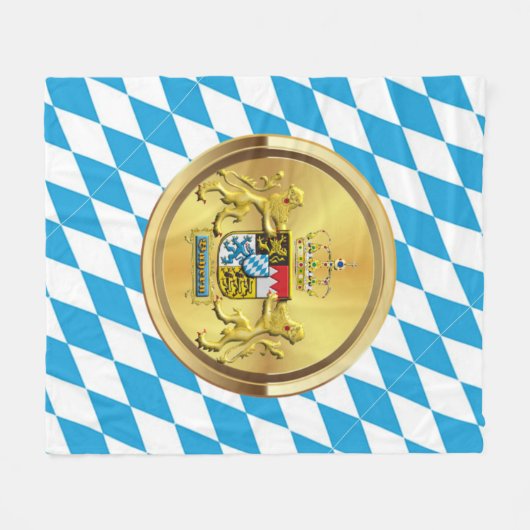 Beierse wapenstilstand fleece deken (Voorkant (Horizontaal))