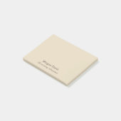 Beige Accounting Assistant Post-it® Notes (Schuin)