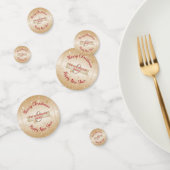 Beige achtergrond met sterren confetti (Groep)