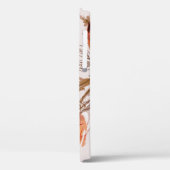 Beige achtergrond Poppies Waterverf Patroon Case-Mate iPhone Case (Achterkant / Links)