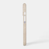 Beige aesthetic iPhone 16 hoesje (Linkerkant)