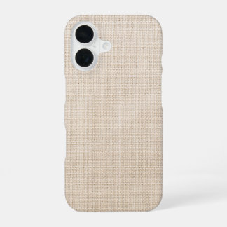 Beige aesthetic iPhone 16 hoesje