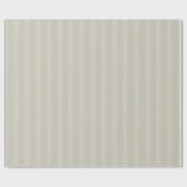 Beige & Amandel Strepen Cadeaupapier (Vlak)
