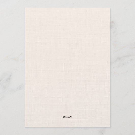 Beige and Black Doodle Simple New Year's Eve Party Kaart (Achterkant)