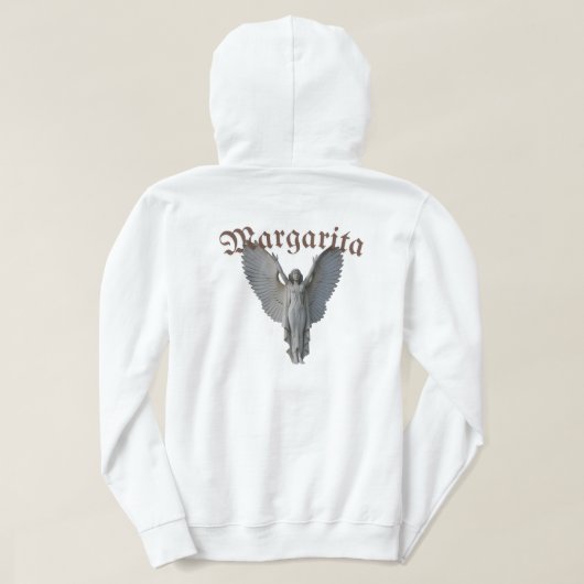 Beige and Brown Minimalist Hoodie (Design achterkant)