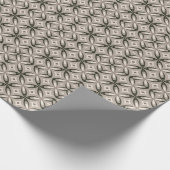 Beige and Brown Retro circular shapes Cadeaupapier (Hoek)