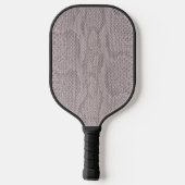 Beige Animal Snakeskin Pickleball Paddle (Achterkant)
