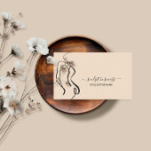 Beige Art Body sculpende contouren esthetica Visitekaartje