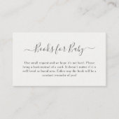 Beige Baby Clothes And Toys Books for Baby Informatiekaartje (Voorkant)