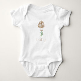 Beige ballonnen romper