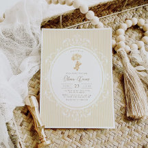 Beige Ballonnen Teddybeer Vintage Baby Shower