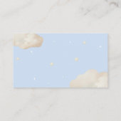 Beige Balloon Beer Luier Raffle Baby shower Informatiekaartje (Achterkant)