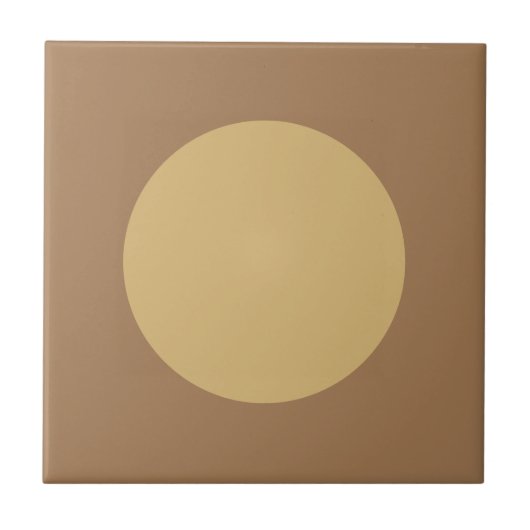 Beige Big Dot Tegeltje (Voorkant)