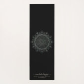 Beige Black met twee zijden Mandala Yogamat (Achterkant)