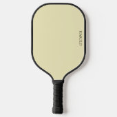 Beige & Black Pickleball Paddle (Achterkant)