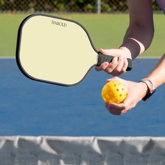 Beige & Black Pickleball Paddle (Insitu)