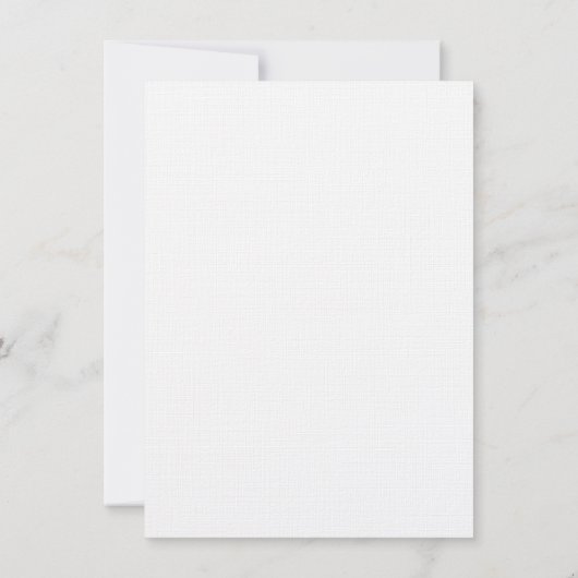 Beige Black Simple Illustation Wedding Invitation Kaart (Achterkant)