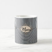 Beige Black Stripe Mok (Center)