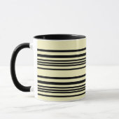 Beige & Black Striped Mug — Calm, Chic, Timeless Mok (Links)