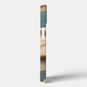 Beige Blauw Groen Moderne Stijl Golf Case-Mate iPhone Case (Achterkant / Rechts)