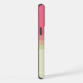  Beige Bleek geel roze kleurenblok iPhone Hoesje (Rechterkant)