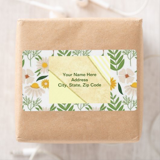 Beige Bloem Monogram Labels (Insitu)