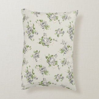 Beige Bloemendekoratie Kussenhoes – Elegant Accent Kussen