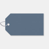 Beige Blue en Grey Alternative Pattern Design Cadeaulabel (Achterkant Horizontaal)