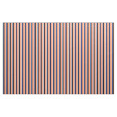 Beige, Blue, Midnight Blue, Black & Light Salmon Stof (Fat Quarter)