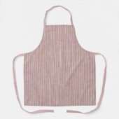 Beige Blush Bleke strepen Schort (Voorkant)