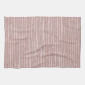 Beige Blush Bleke strepen Theedoek (Horizontaal)