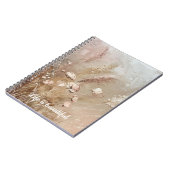 Beige Blush Boho Floral Notitieboek (Linkerzijde)