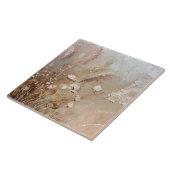 Beige Blush Boho Floral Tegeltje (Zijkant)