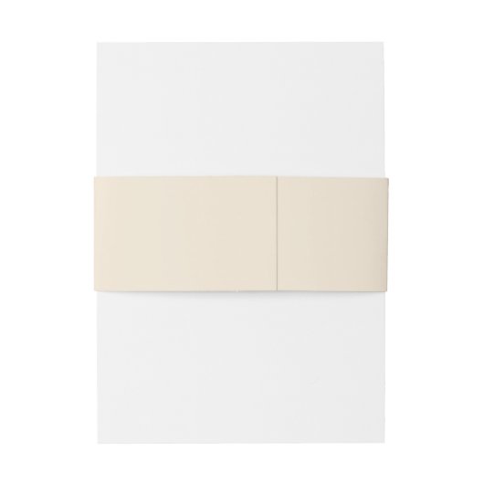 Beige Blush Meadow Wildflower Monogram Bruiloft Uitnodigingen Wikkel (Achterkant Voorbeeld)