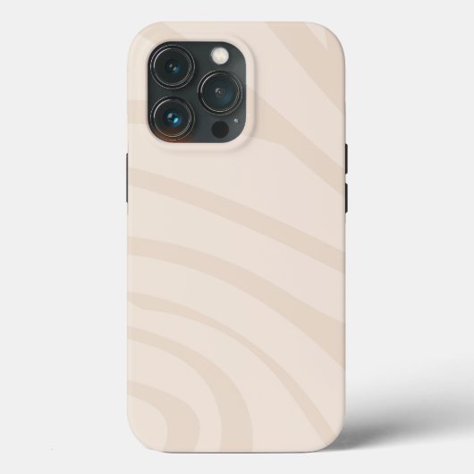 Beige Blush Minimalistische Geometrische Stoere Ho Case-Mate iPhone Case (Achterkant)