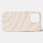 Beige Blush Minimalistische Geometrische Stoere Ho Case-Mate iPhone Case (Achterkant (horizontaal))