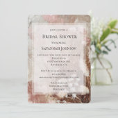  Beige Blush Pink Boho Floral Vrijgezellenfeest Kaart (Staand voorkant)