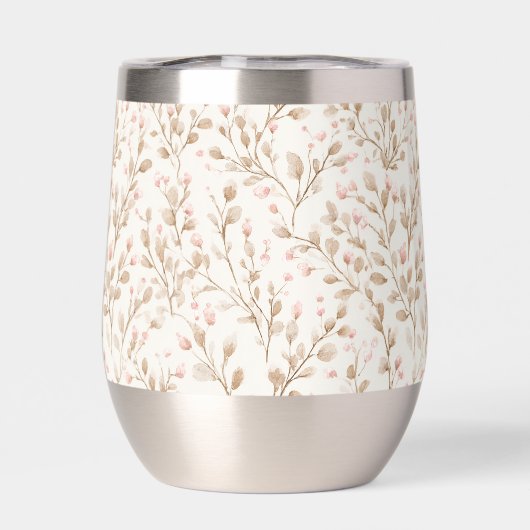 Beige Blush Roze Bloem (Achterkant)