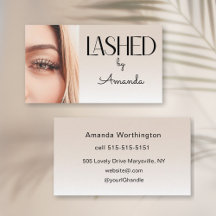 Beige Blush Wimper Minimalistisch Script Foto 