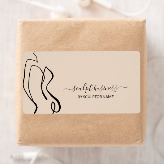 Beige Body sculpting contouren esthetiek modern Etiket (Insitu)