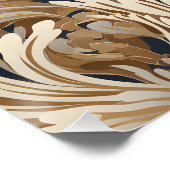 Beige BOHO Konijn Perfect Poster (Hoek)