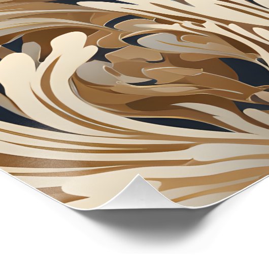 Beige BOHO Konijn Perfect Poster (Hoek)