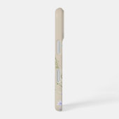 Beige Boho Waterverf Wilde Bloemen iPhone 16 Hoesje (Rechterkant)
