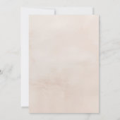 Beige Boho Wedding Details Invoegen Kaart (Achterkant)