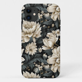 Beige Botanisch, mooi, natuur, floraal Case-Mate iPhone Case