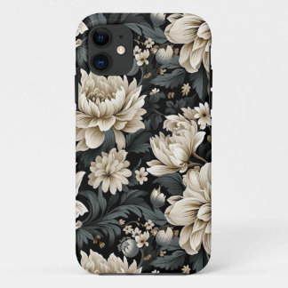 Beige Botanisch, mooi, natuur, floraal Case-Mate iPhone Case